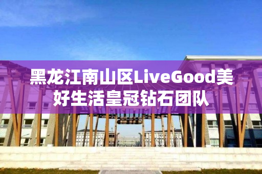 黑龙江南山区LiveGood美好生活皇冠钻石团队