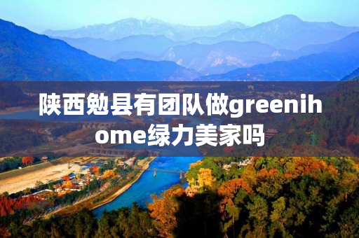 陕西勉县有团队做greenihome绿力美家吗