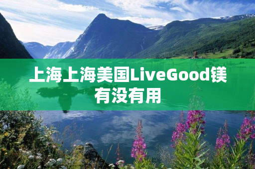 上海上海美国LiveGood镁有没有用