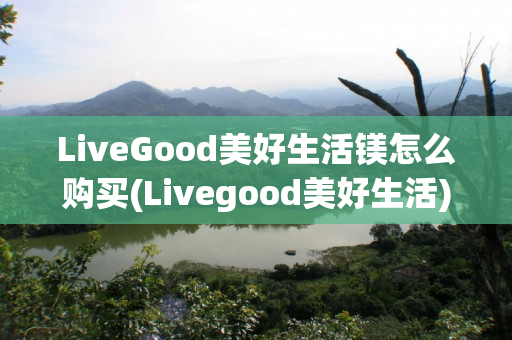 LiveGood美好生活镁怎么购买(Livegood美好生活)