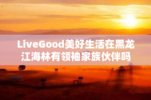 LiveGood美好生活在黑龙江海林有领袖家族伙伴吗