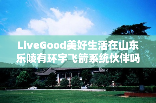 LiveGood美好生活在山东乐陵有环宇飞箭系统伙伴吗