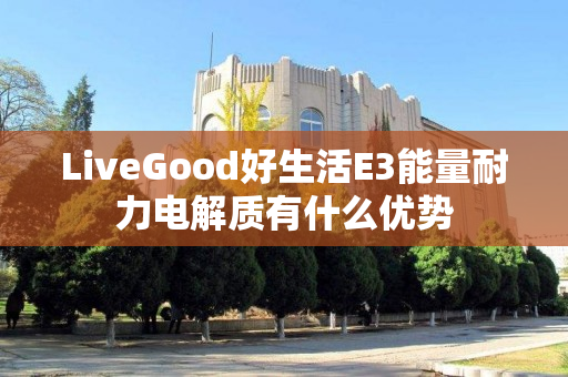 LiveGood好生活E3能量耐力电解质有什么优势